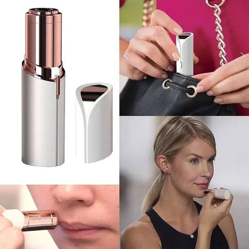 Depiladora facial de Alta precision flawless. reciba como regalo un espejo con luces que gira 360° + 5 brochas profesionales.