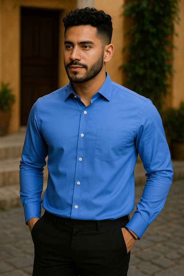CAMISA SLIM SEDA FRIA: elegante casual, fresca, cómoda, sin arrugas. Ideal para clima Colombiano. Compra dos por sólo 179.900 antes de que se agoten.