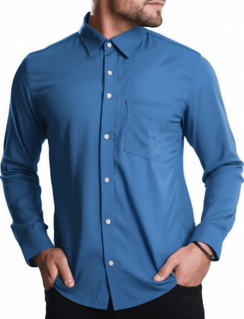 CAMISA SLIM SEDA FRIA: elegante casual, fresca, cómoda, sin arrugas. Ideal para clima Colombiano. Compra dos por sólo 179.900 antes de que se agoten.